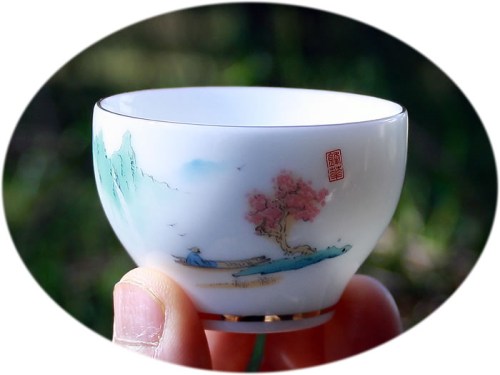 Gong Fu Tea cup butter jade small C